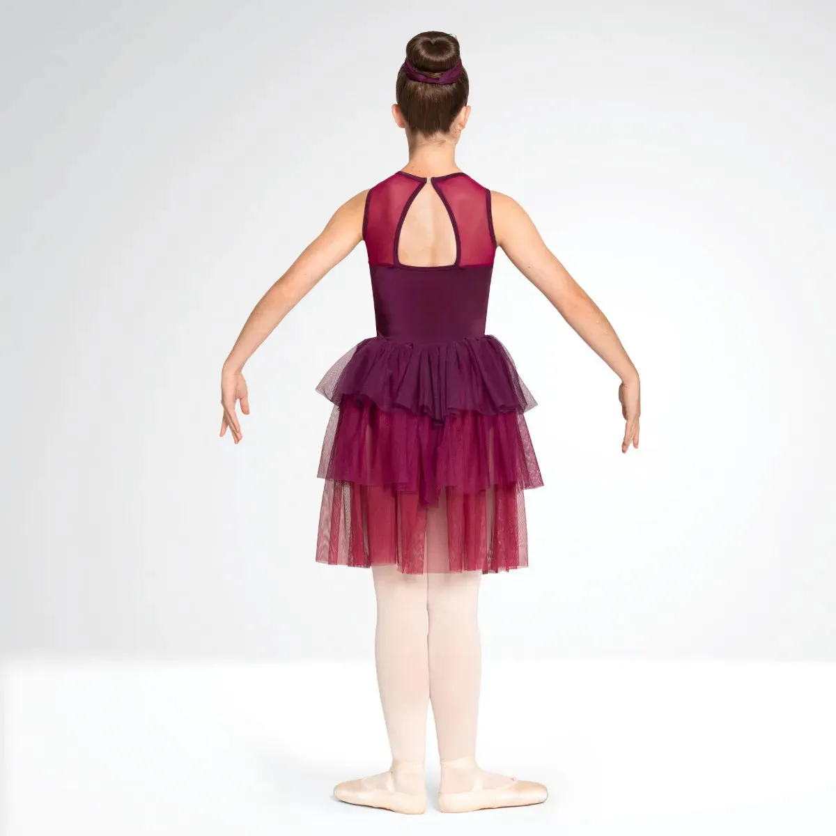 1st Position Lace Corset Style Tiered Ballet Dress