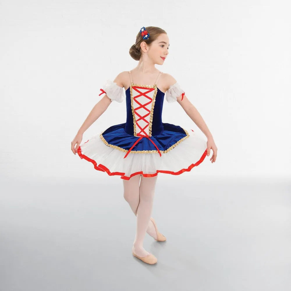 1st Position Ribbon Corset Character Ballet Dance Tutu