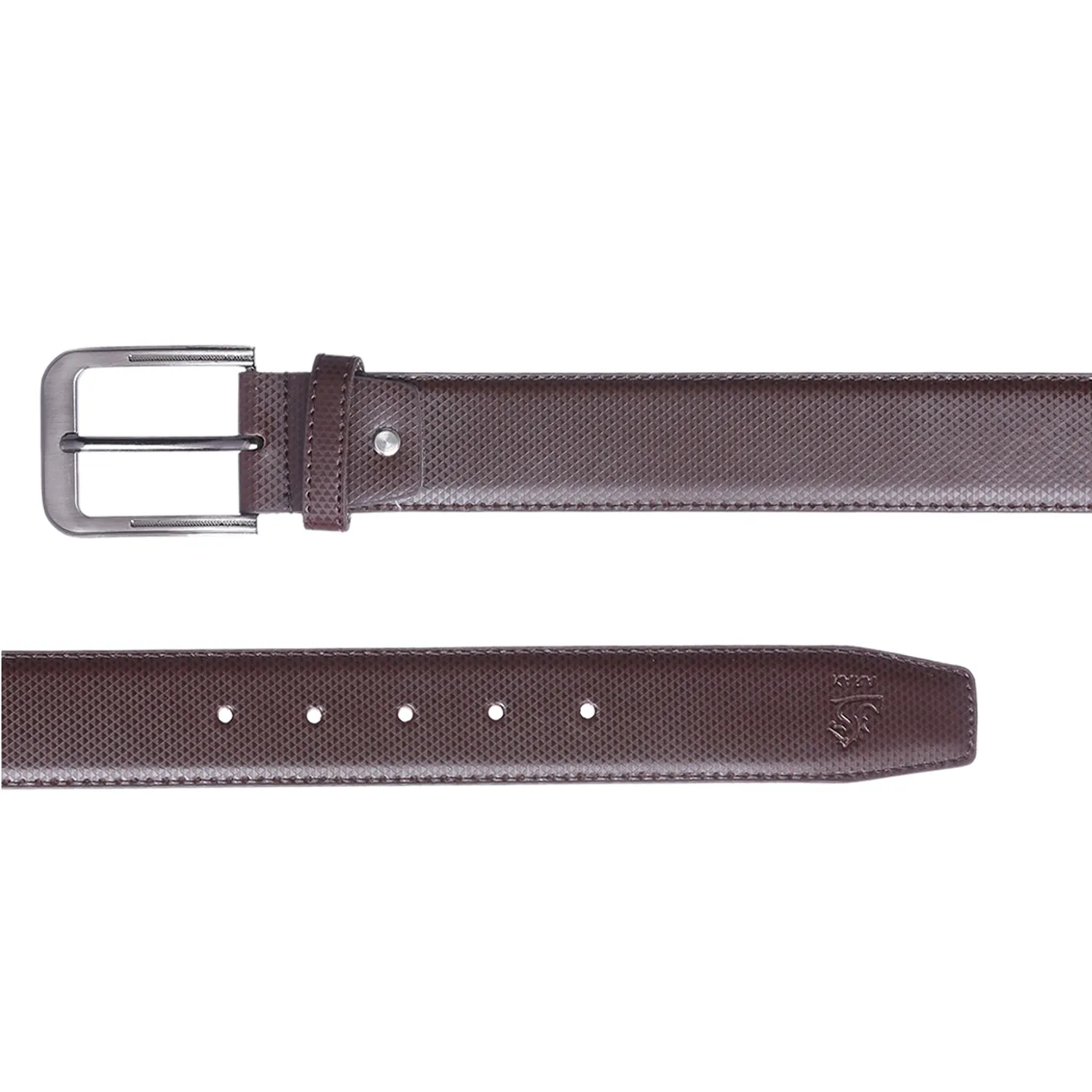 4206 Brown Textured Belt for Men