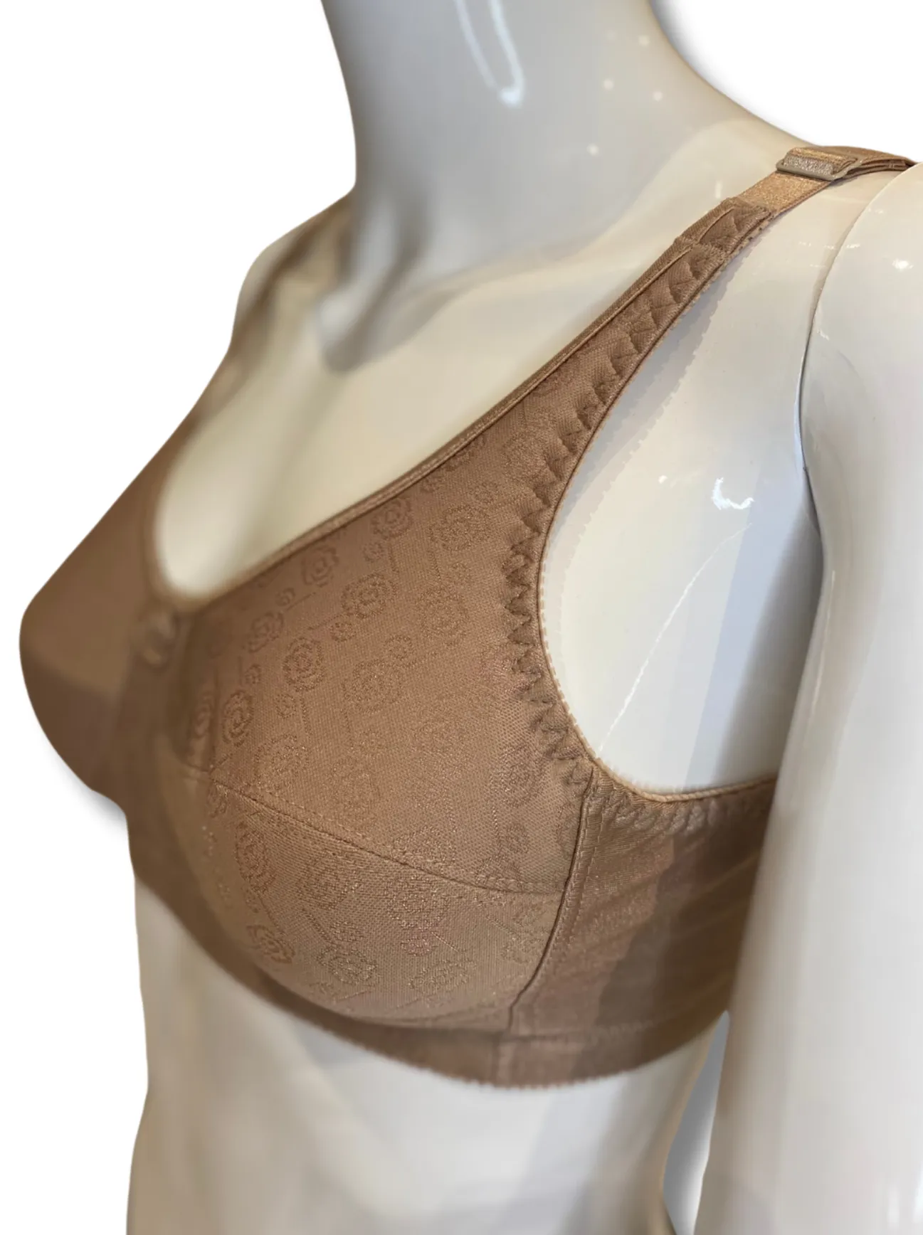 ABC Rose Contour Mastectomy Bra - Cocoa