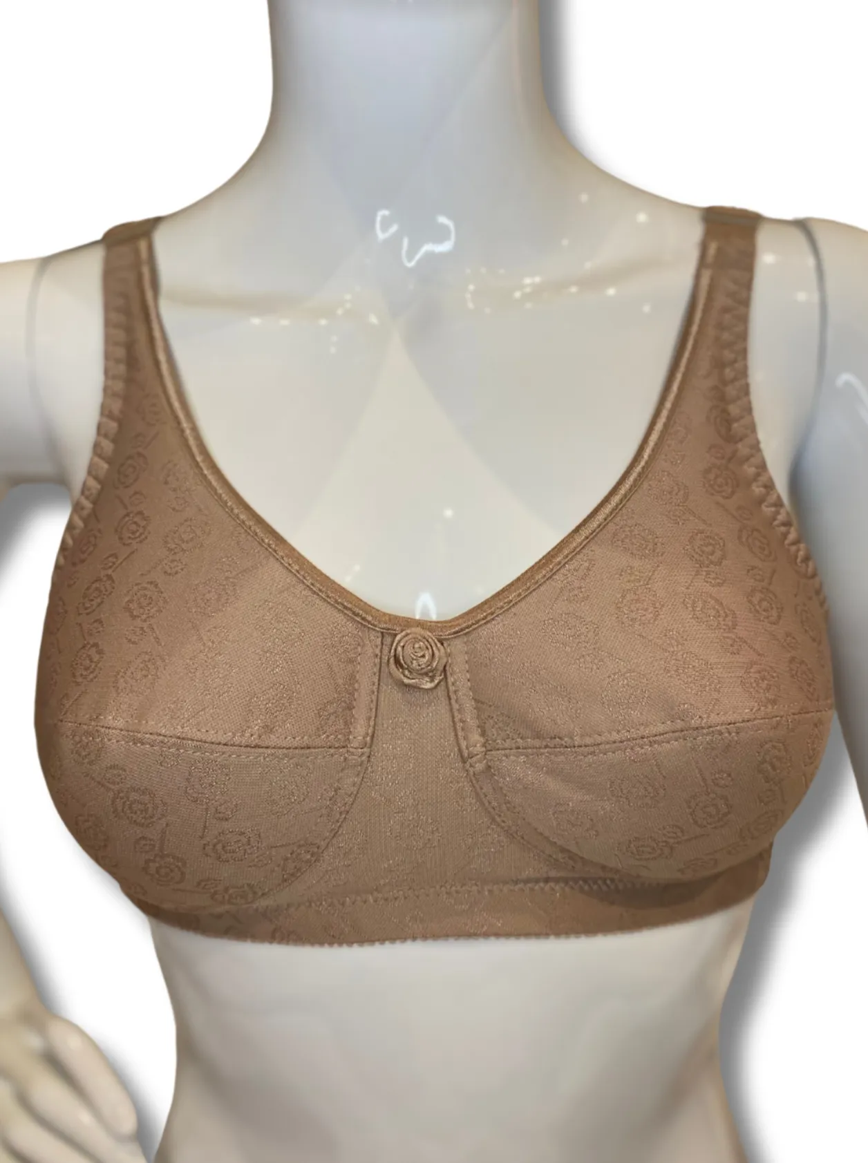 ABC Rose Contour Mastectomy Bra - Cocoa