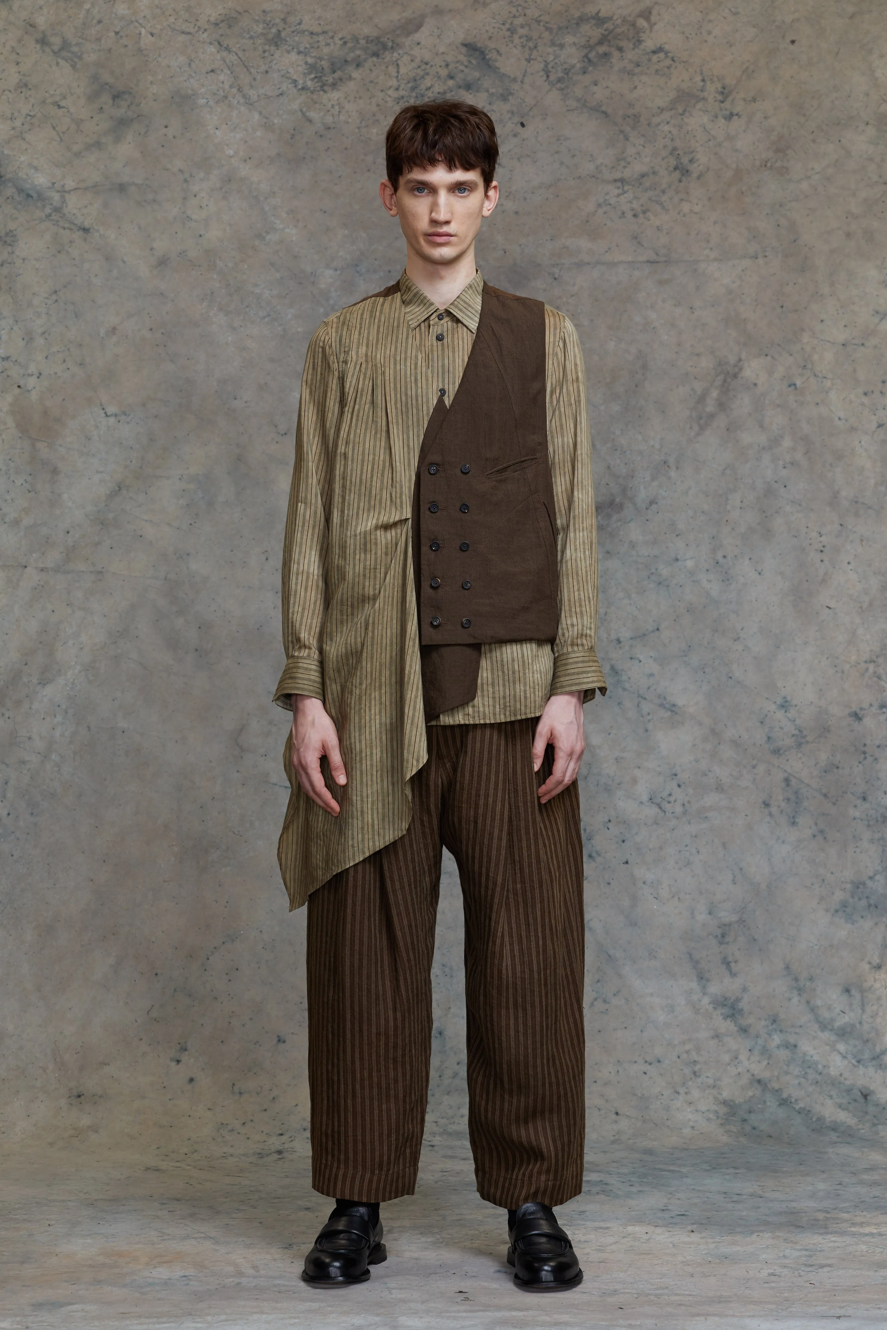ASYMMETRIC COLLAGED WAISTCOAT