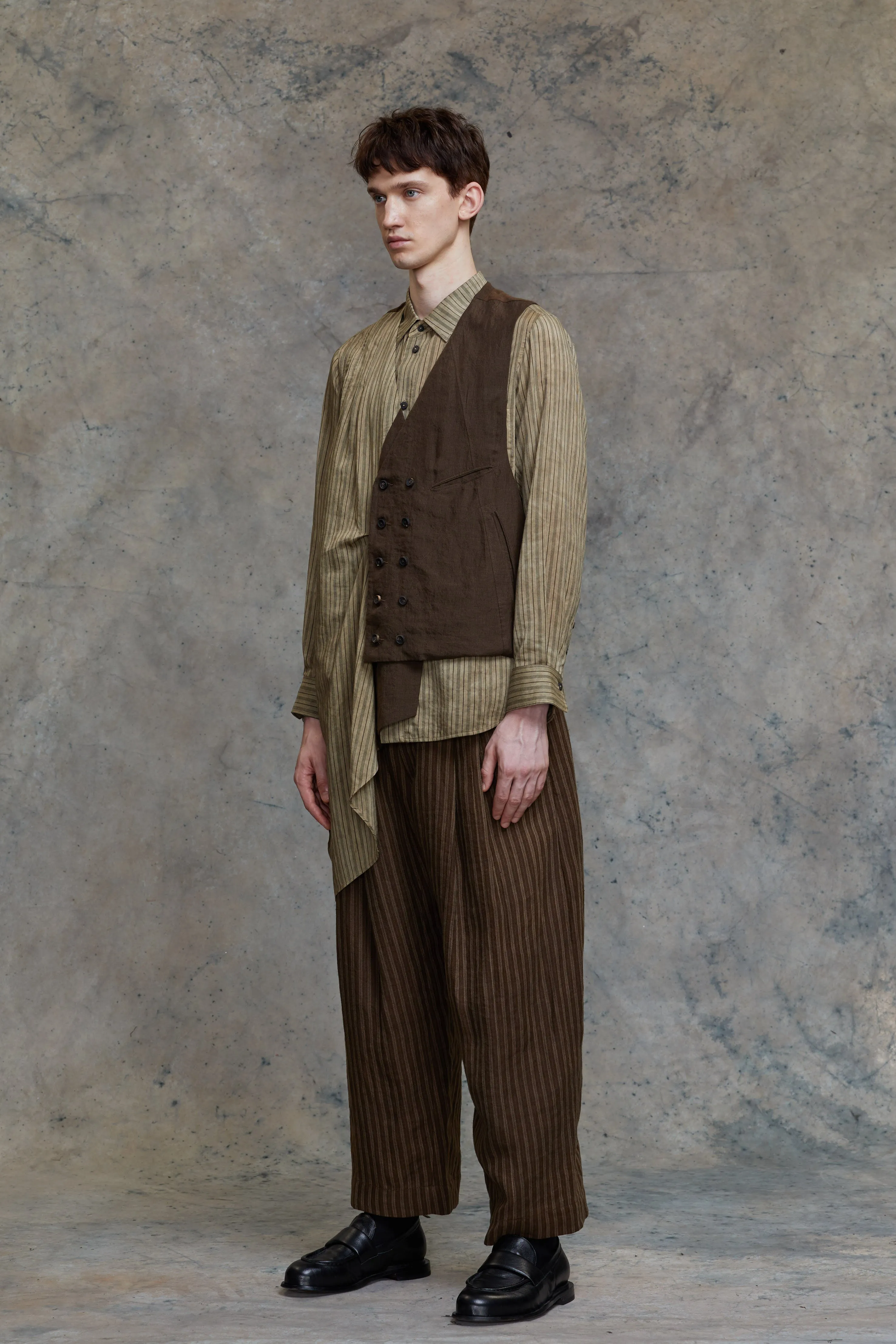 ASYMMETRIC COLLAGED WAISTCOAT