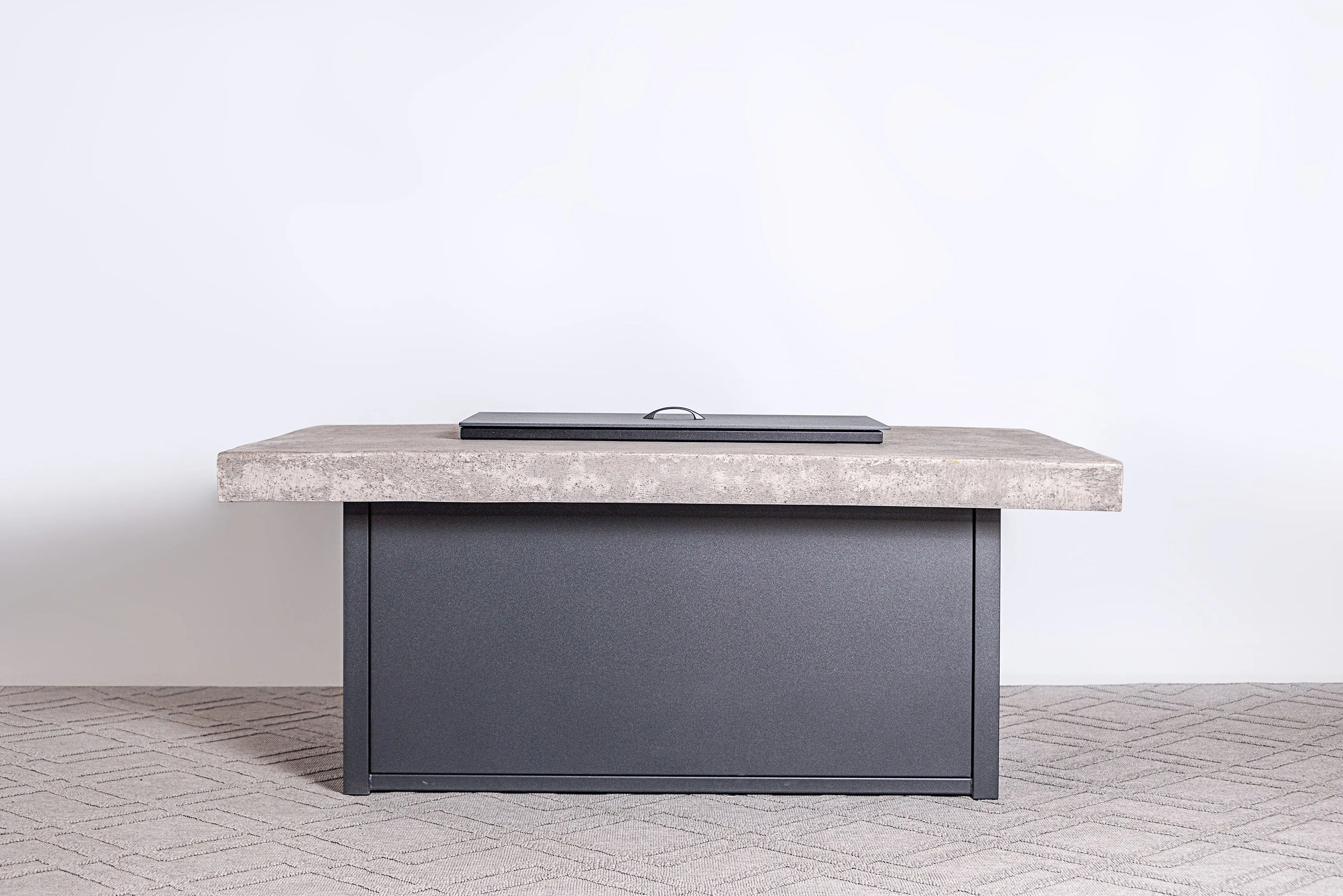 Aurora 32"x52" Rectangle Composite Concrete Fire Table (21" Height)