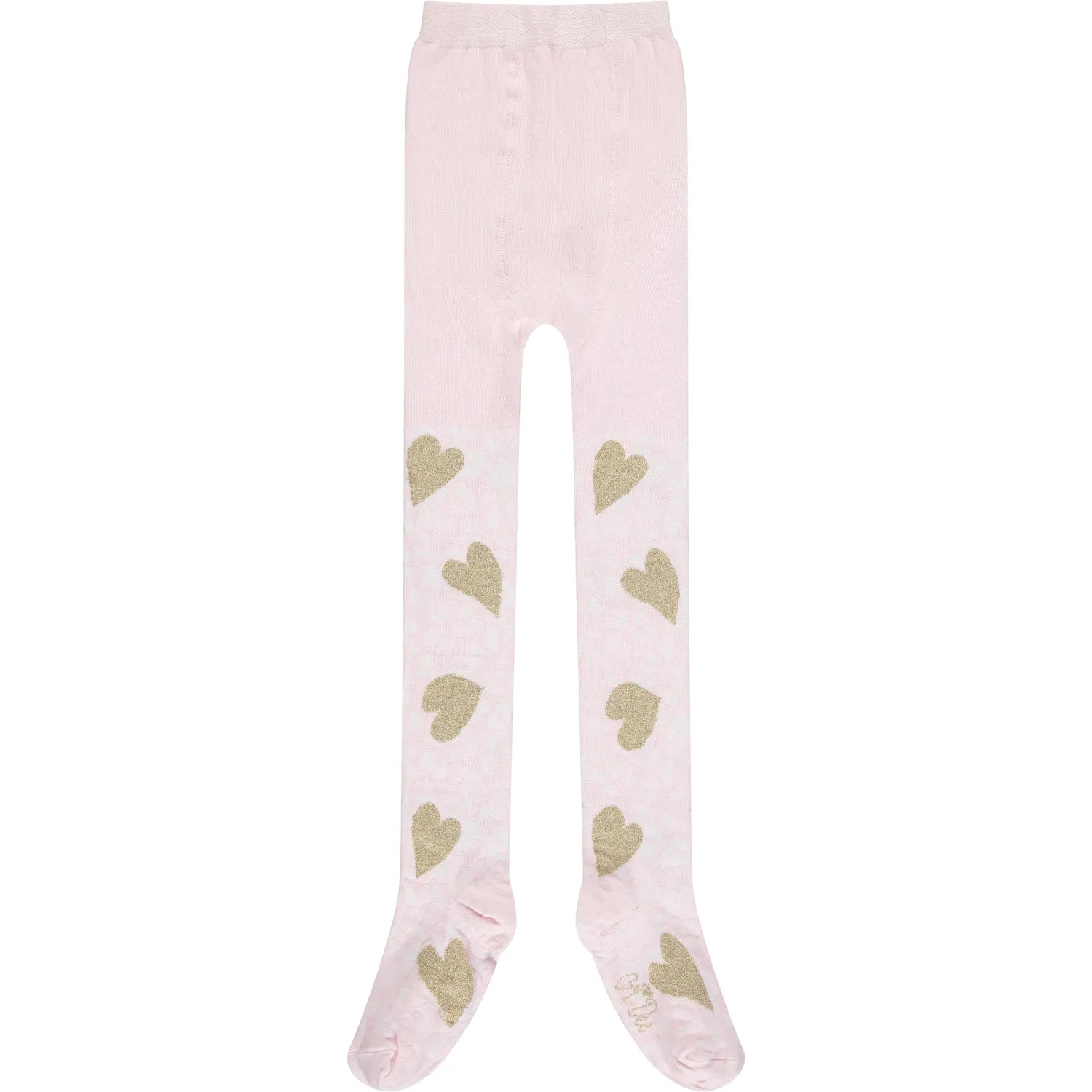 AW22 A Dee Girls Porter Pink Heart Tights