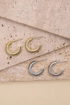 B.b Lila Simple Staple Hoops