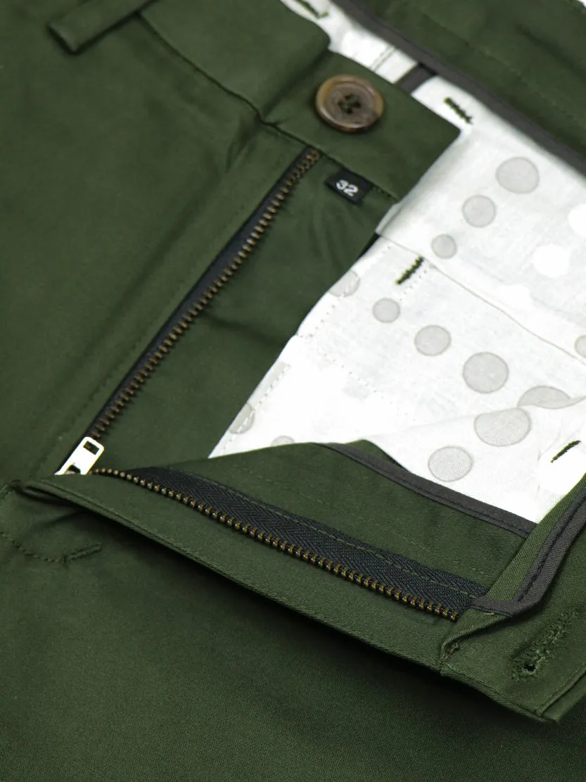 BH Cotton Chino Pant For Men Pickle Green MCP16
