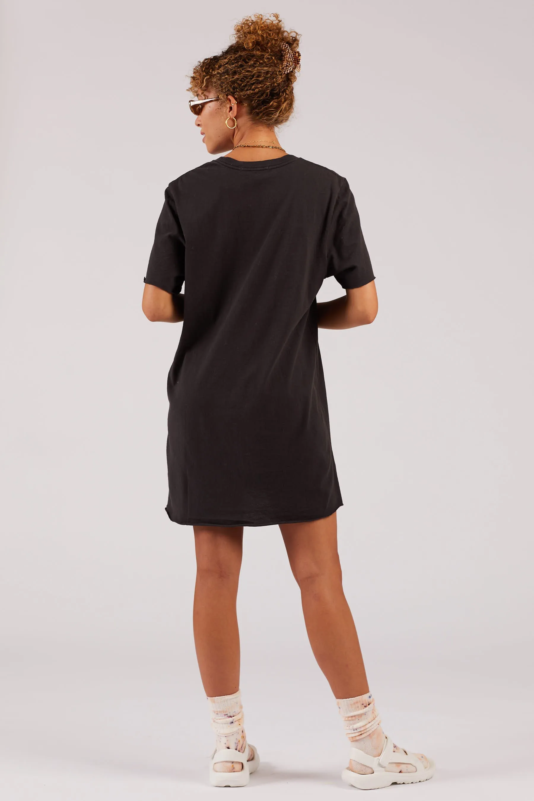 Black Zepplin Tee Dress