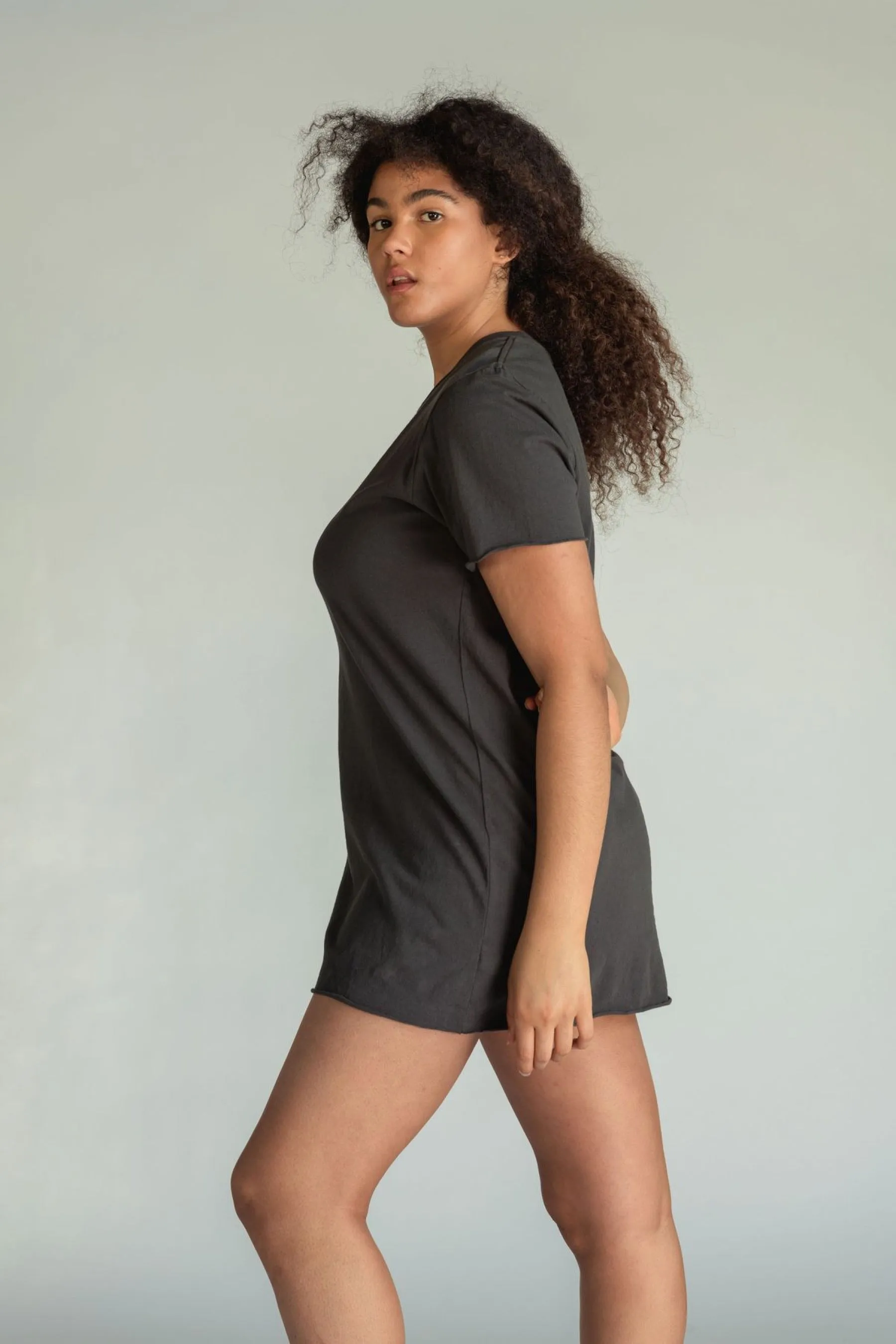 Black Zepplin Tee Dress