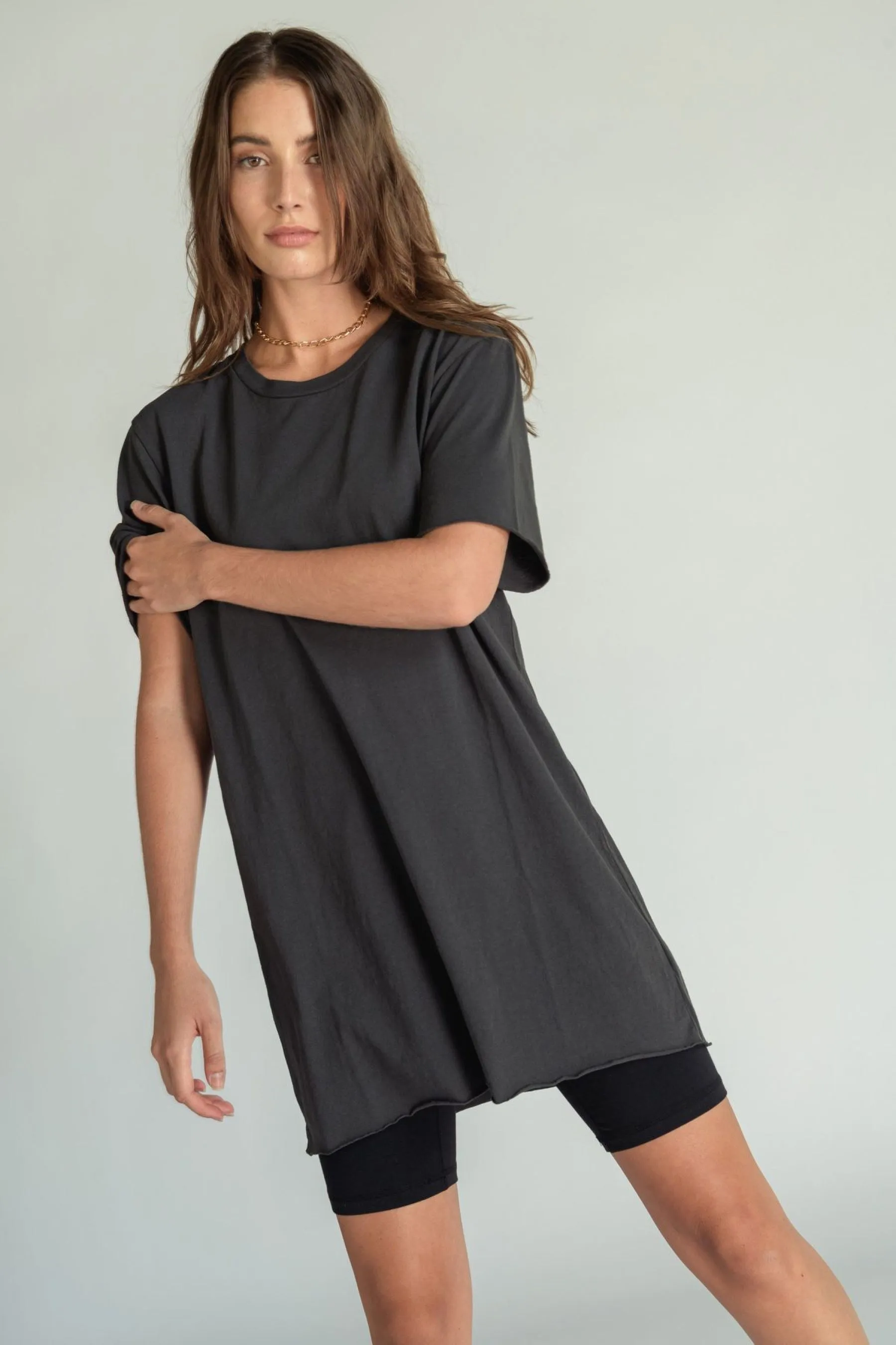 Black Zepplin Tee Dress