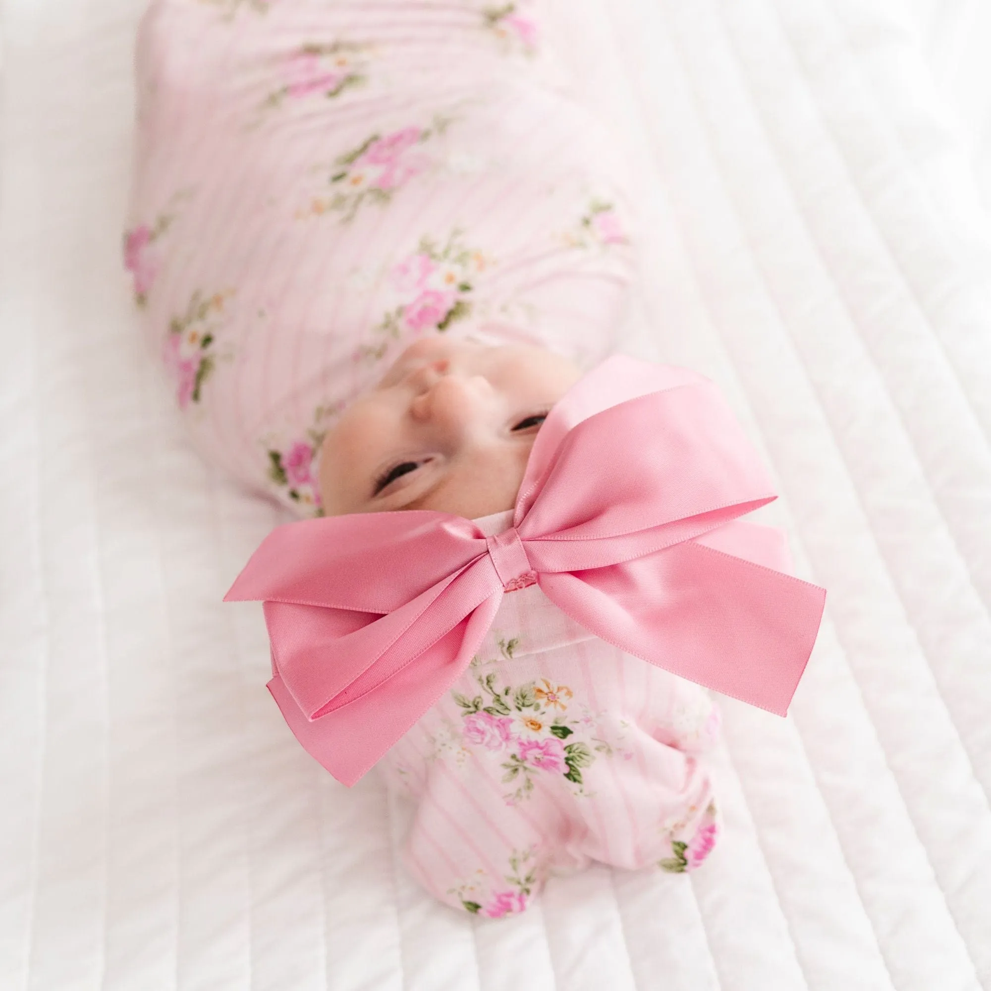 Blooming Bouquet Swaddle Beanie Set