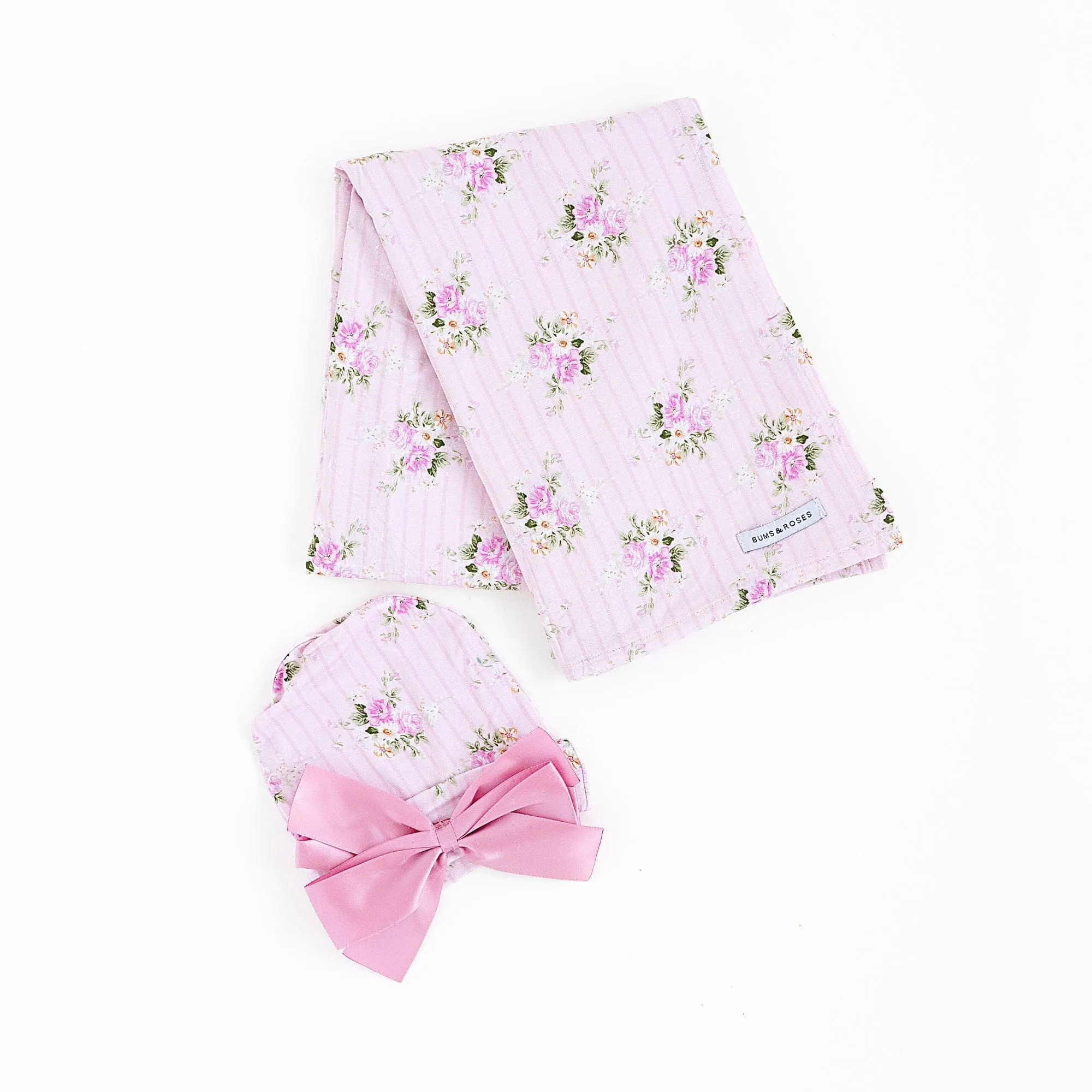 Blooming Bouquet Swaddle Beanie Set
