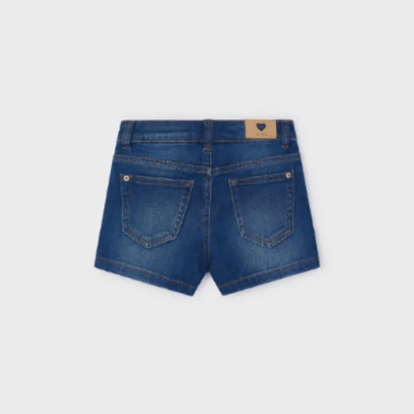 BLUE GIRLS DENIM SHORT
