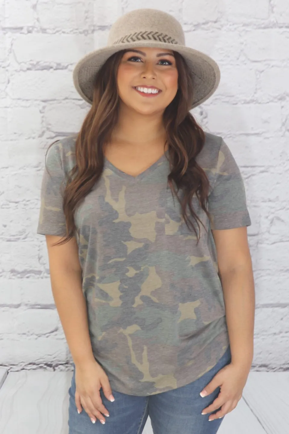 Camo T-Shirt with pocket