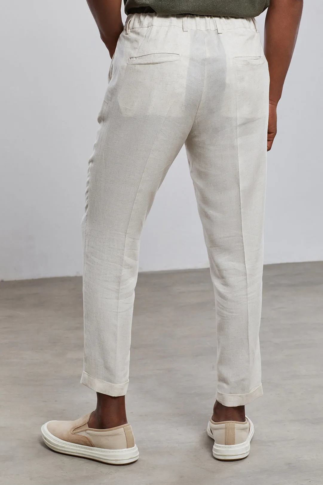 Carrot Fit Chino 0 Linen Pants