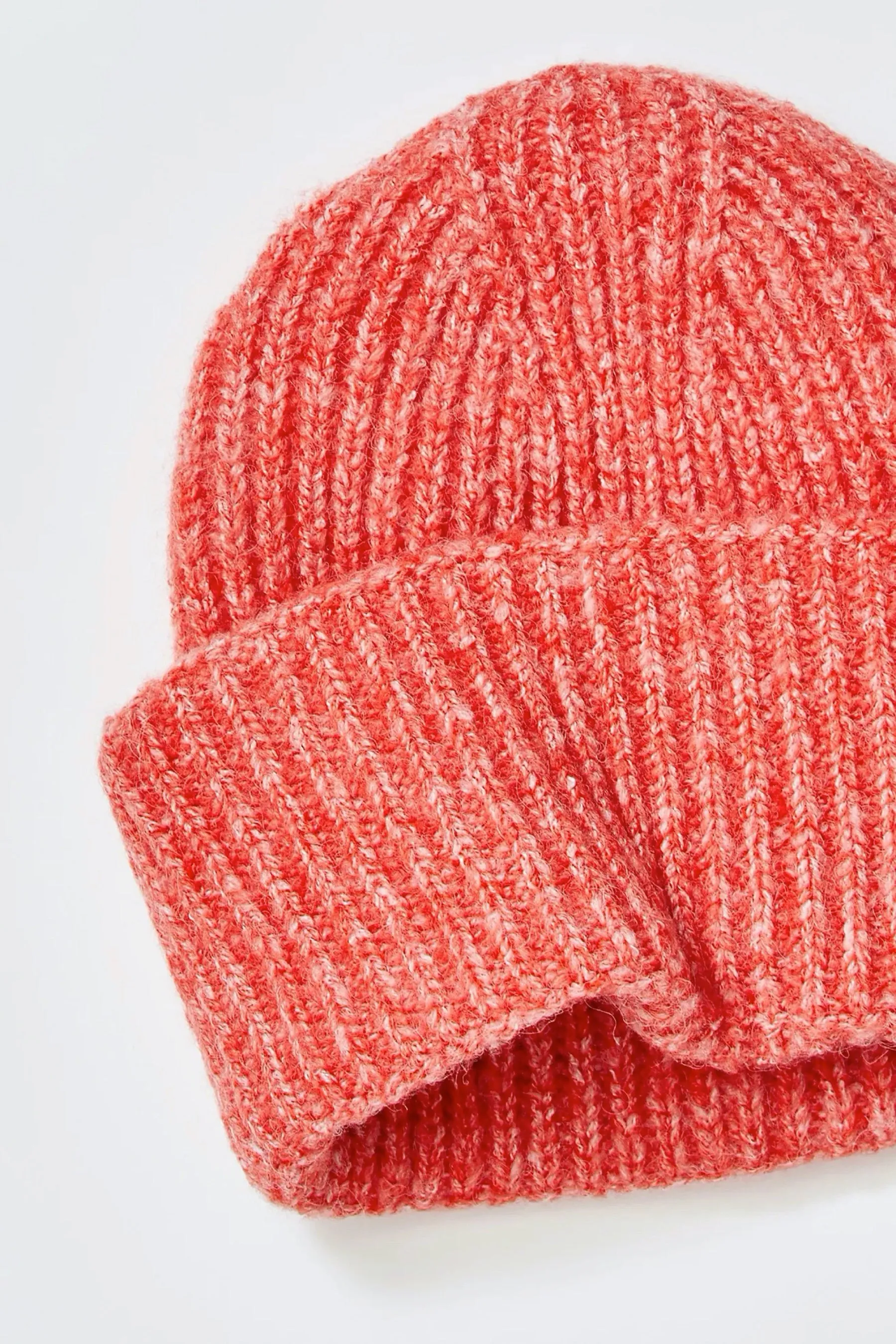 Cherry Tomato Harbor Ribbed Beanie