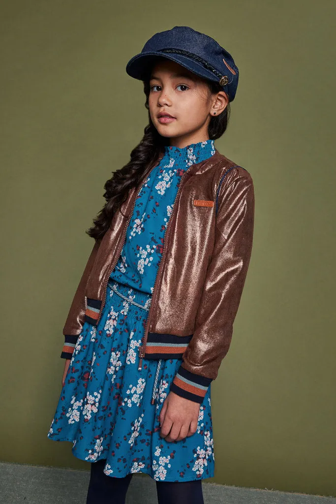 Daisy Bomber Zip Jacket