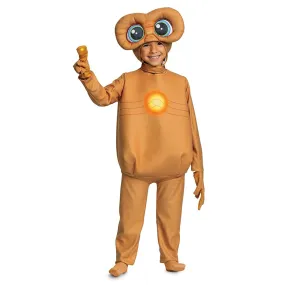 E.T. Deluxe Costume for Kids, Brown Jumpsuit