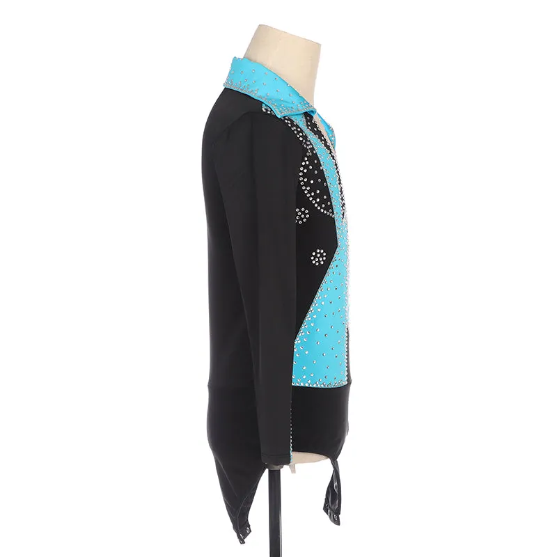 Figure Skating Shirt Top Leo for Boys & Mens Black and other Color