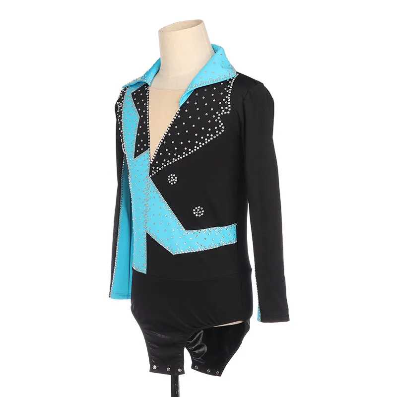 Figure Skating Shirt Top Leo for Boys & Mens Black and other Color