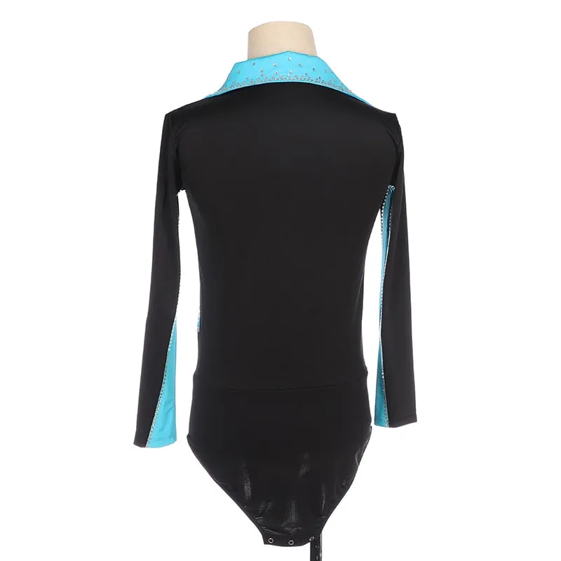 Figure Skating Shirt Top Leo for Boys & Mens Black and other Color