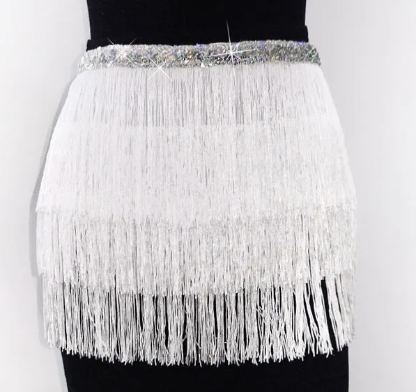 Fringe Wrap Skirt