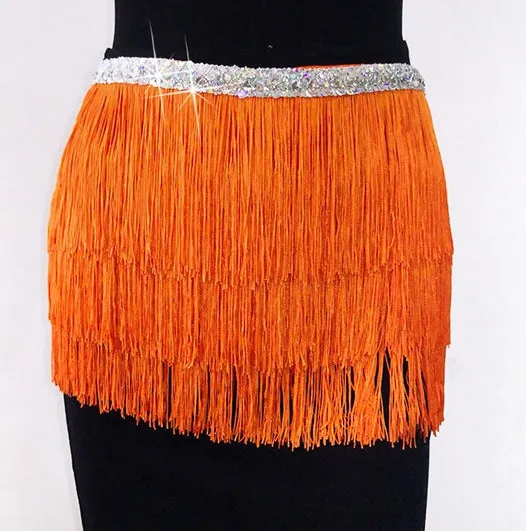 Fringe Wrap Skirt