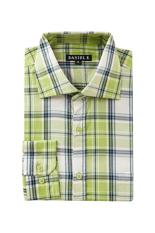 Green Plaid Shirt