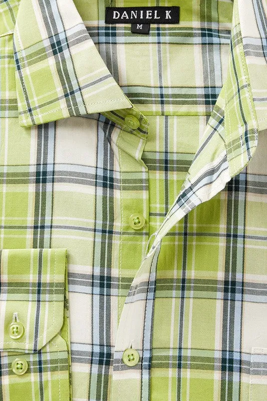 Green Plaid Shirt