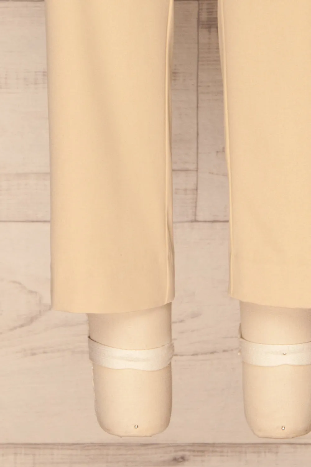 Issie Sesame | Cream Straight Leg Pants