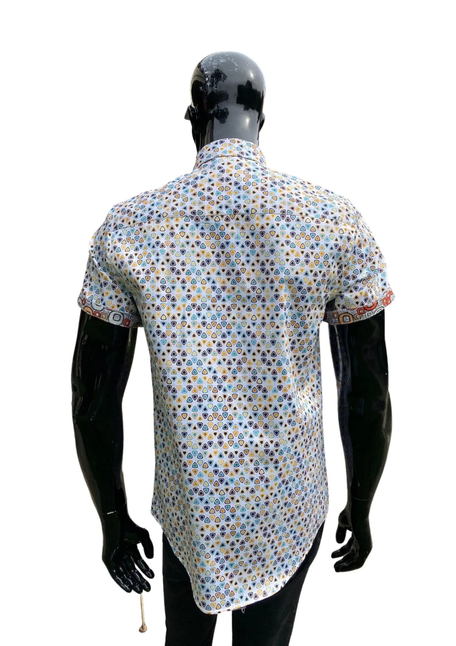 JOHN LENNON Mens Morpeth Short Sleeve Shirt - White