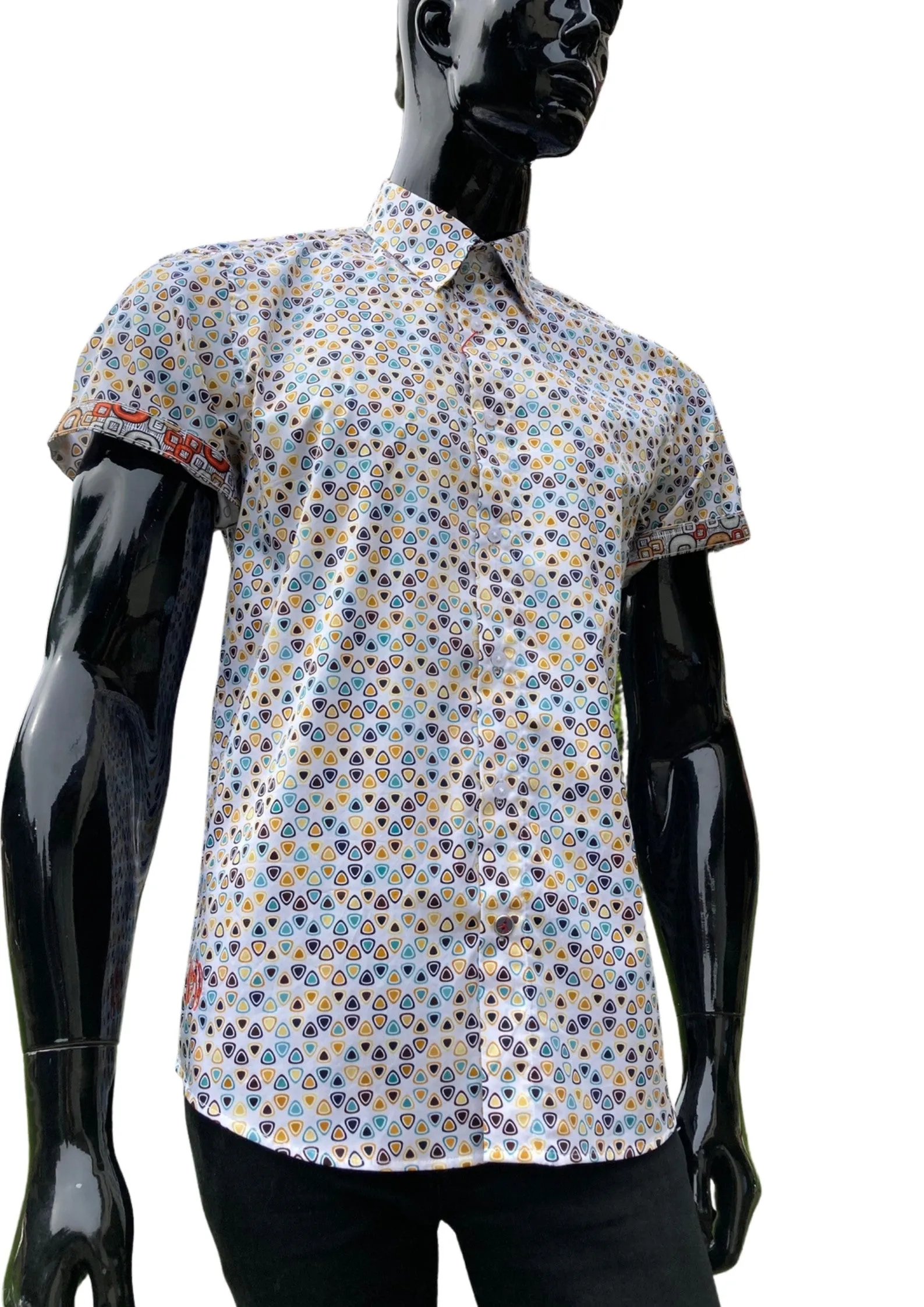 JOHN LENNON Mens Morpeth Short Sleeve Shirt - White
