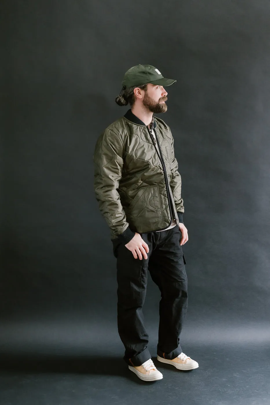 M-Z-A-NOS - Type 2 Frostbite Quilted Nylon Jacket - Khaki