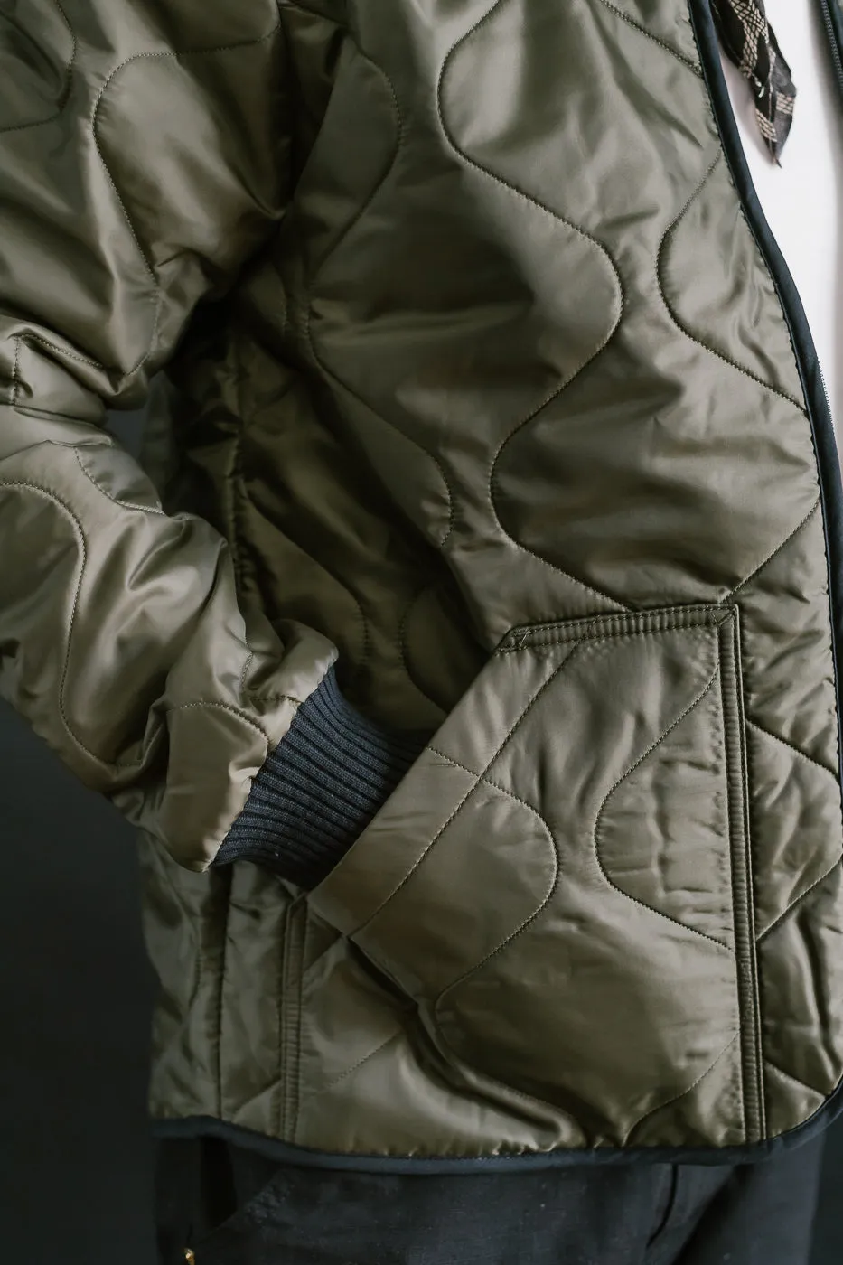 M-Z-A-NOS - Type 2 Frostbite Quilted Nylon Jacket - Khaki