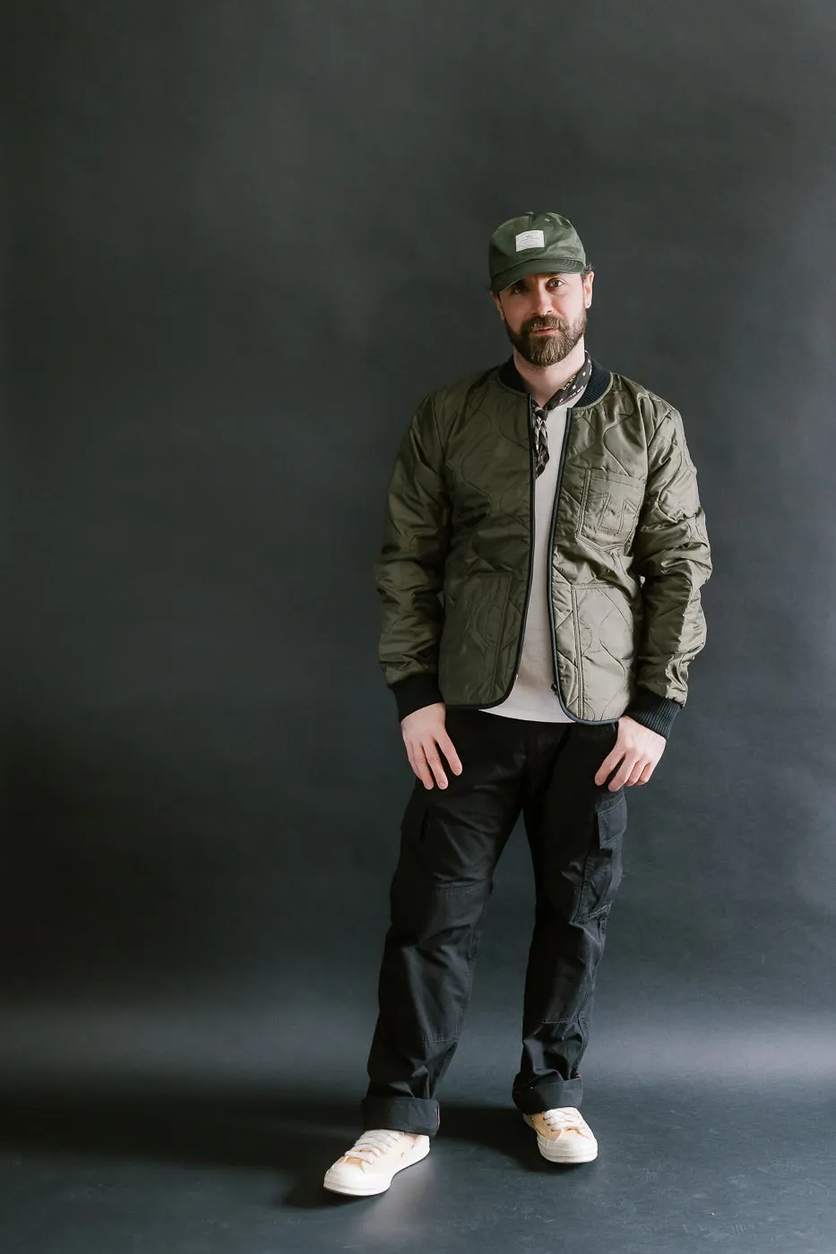 M-Z-A-NOS - Type 2 Frostbite Quilted Nylon Jacket - Khaki