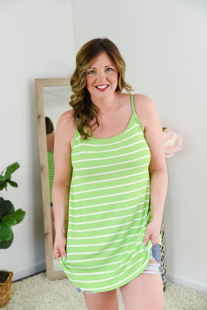 My Everything Reversible Tank in Green [Online Exclusive]