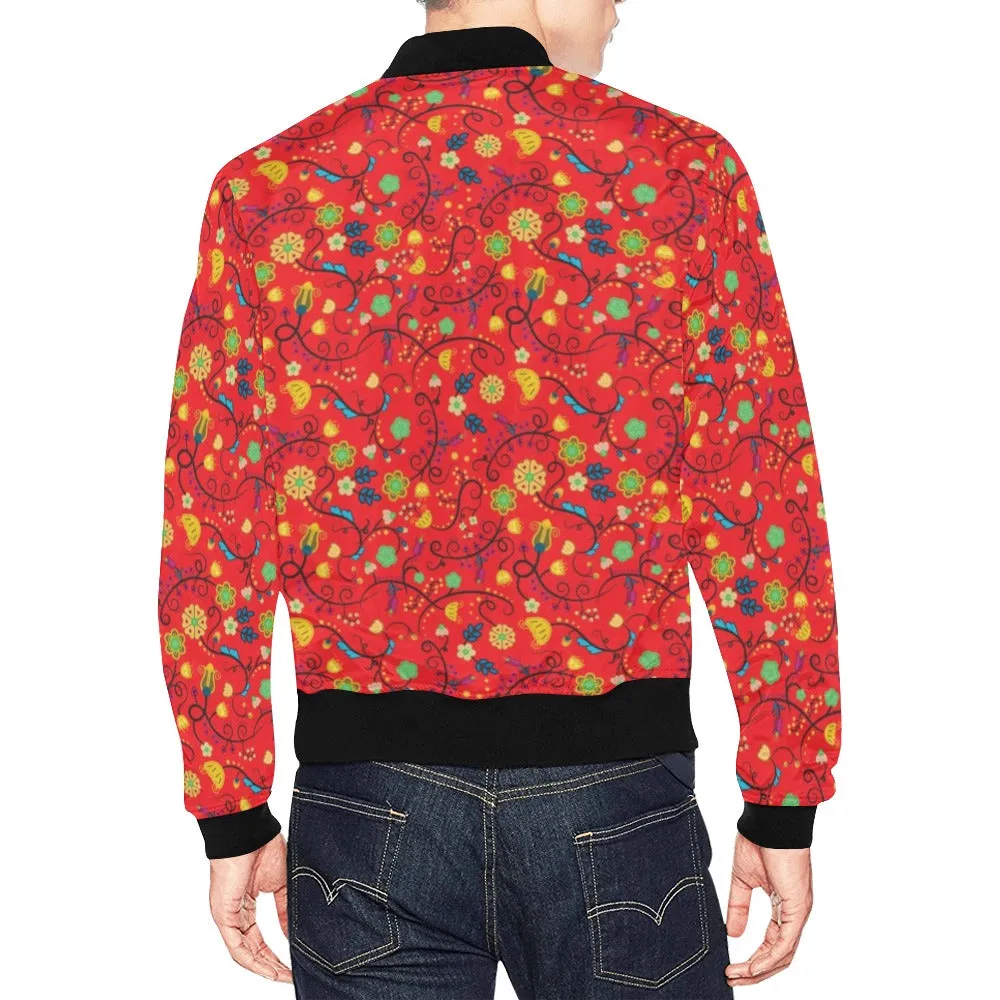 Nipin Blossom Fire Bomber Jacket for Men