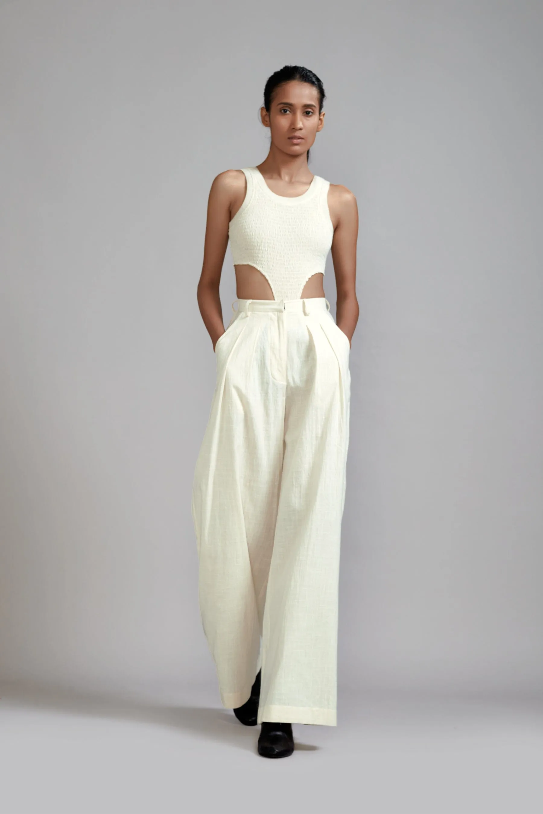 Off-White Smocked Bodysuit (Ready to Ship)