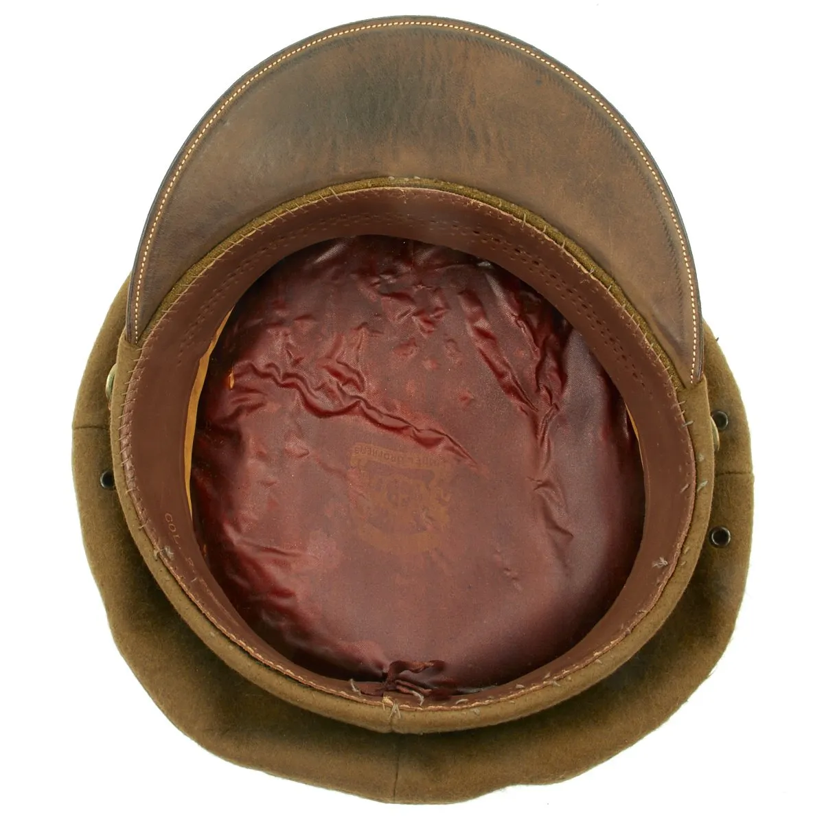 Original U.S. WWII USAAF Officer Crush Cap of Major-General Ramsay Potts