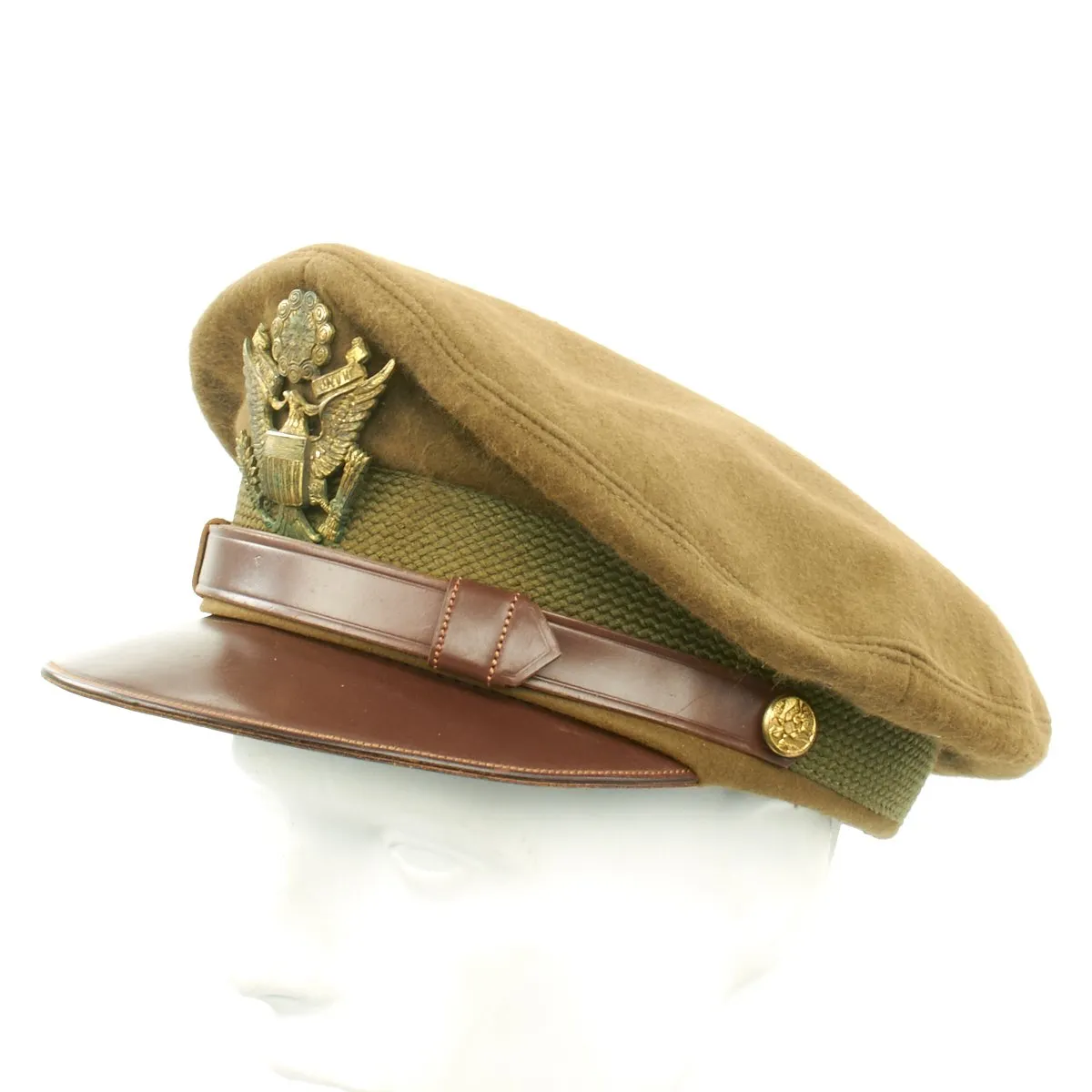 Original U.S. WWII USAAF Officer Crush Cap of Major-General Ramsay Potts