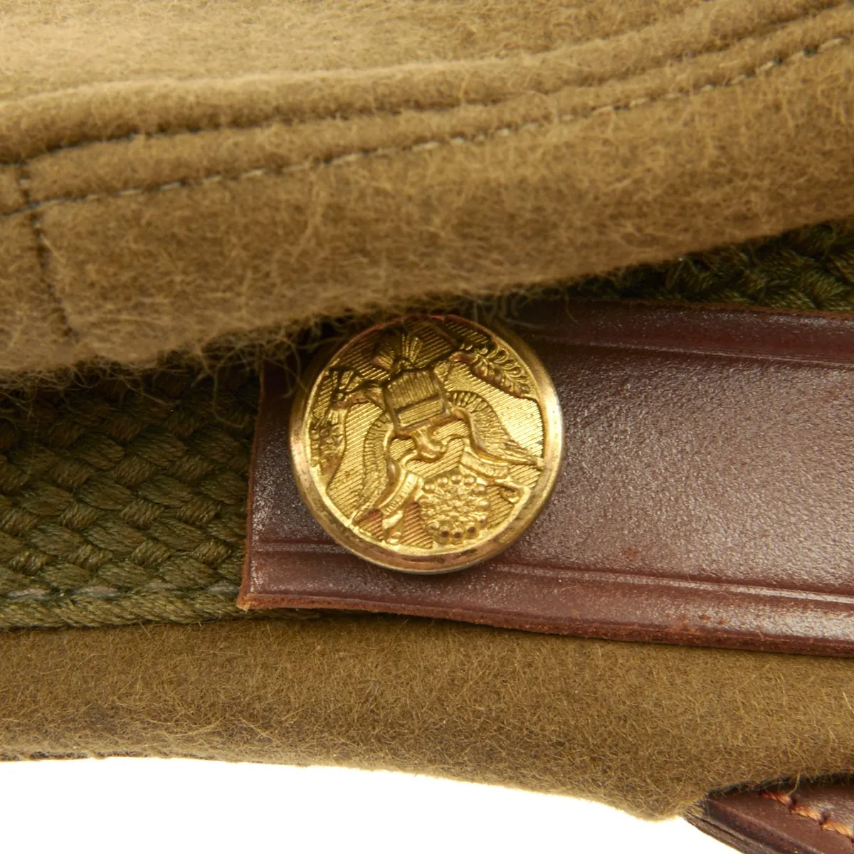 Original U.S. WWII USAAF Officer Crush Cap of Major-General Ramsay Potts