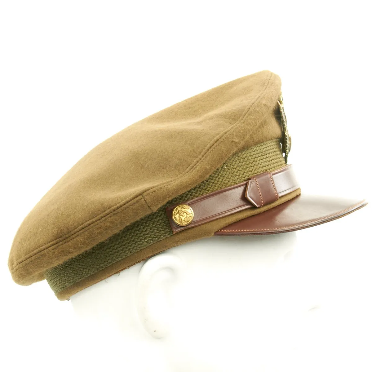 Original U.S. WWII USAAF Officer Crush Cap of Major-General Ramsay Potts