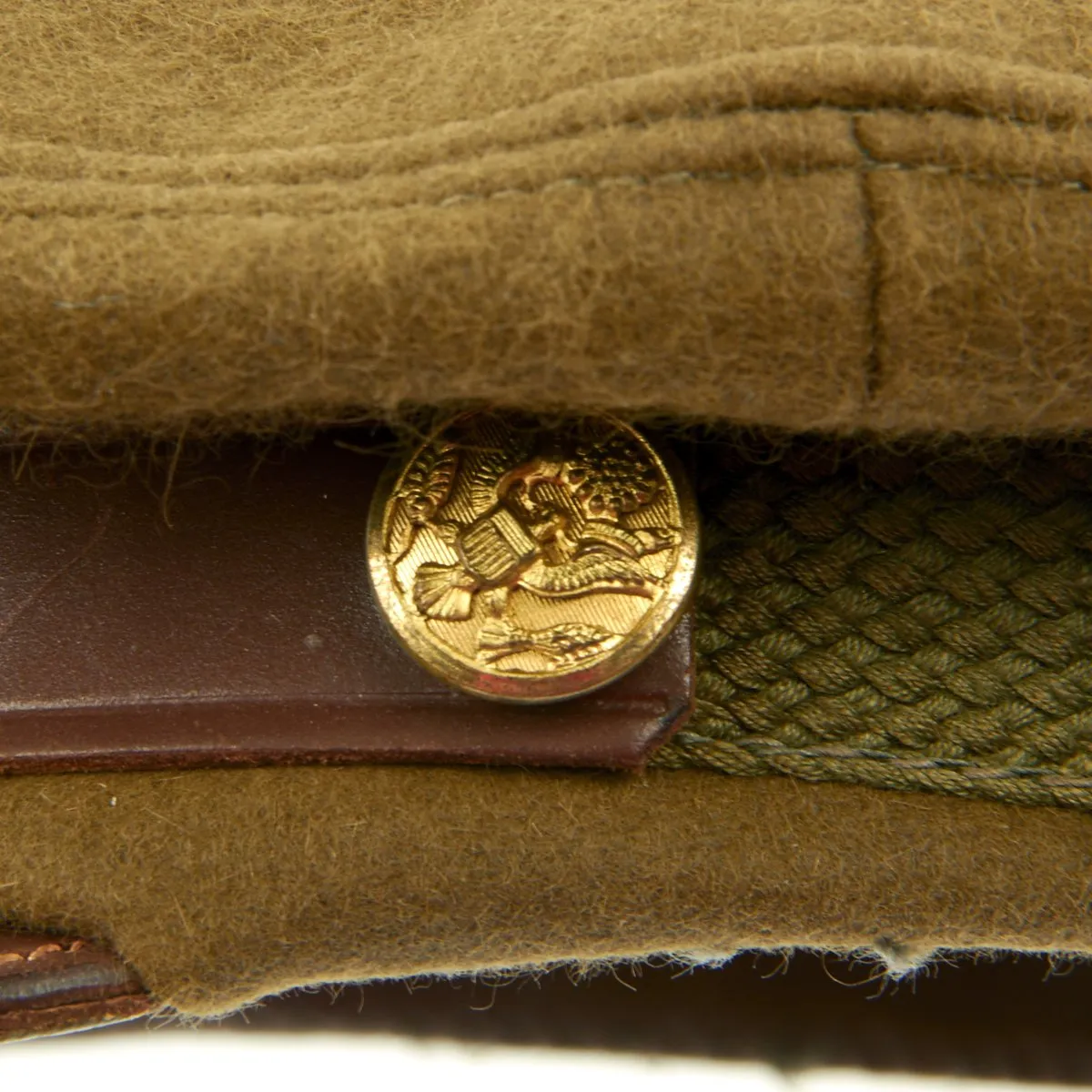 Original U.S. WWII USAAF Officer Crush Cap of Major-General Ramsay Potts