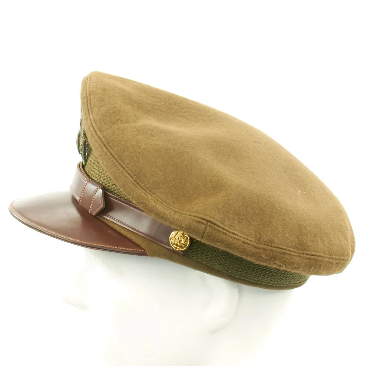 Original U.S. WWII USAAF Officer Crush Cap of Major-General Ramsay Potts