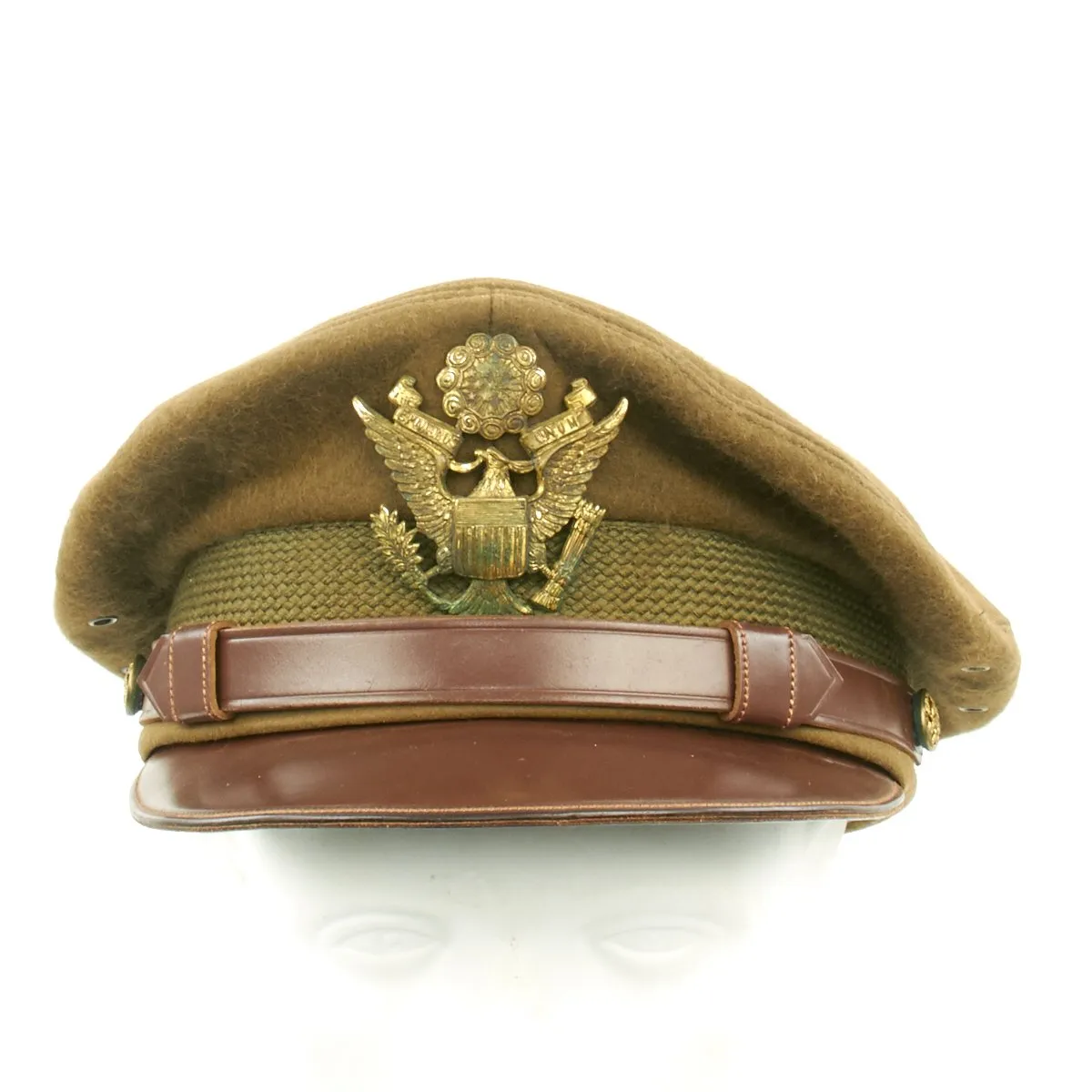 Original U.S. WWII USAAF Officer Crush Cap of Major-General Ramsay Potts