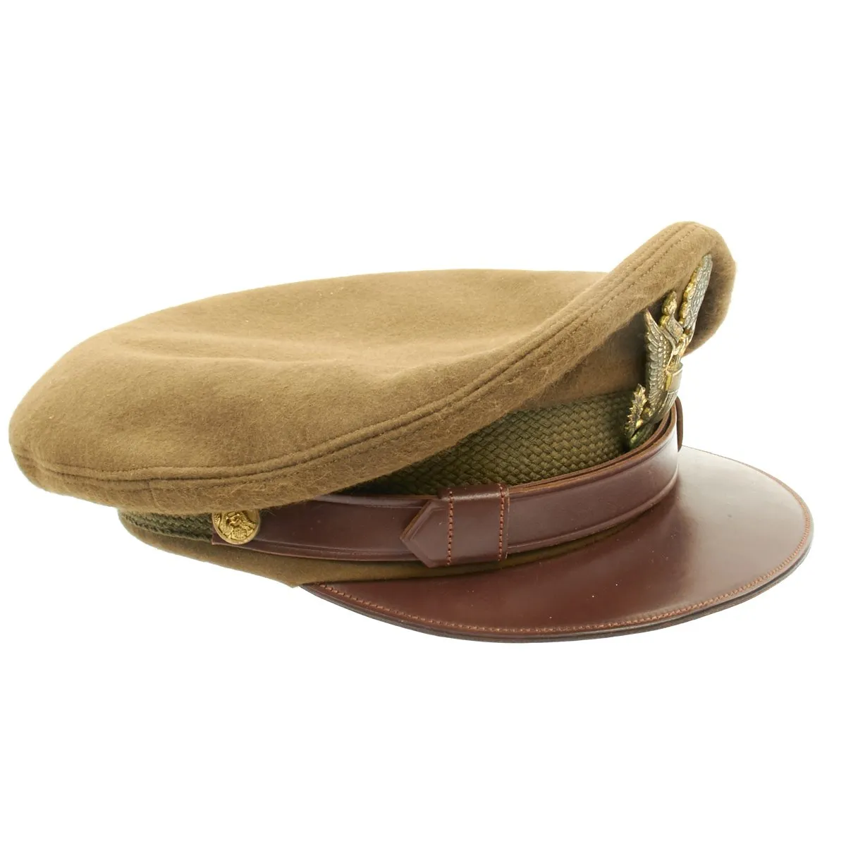 Original U.S. WWII USAAF Officer Crush Cap of Major-General Ramsay Potts