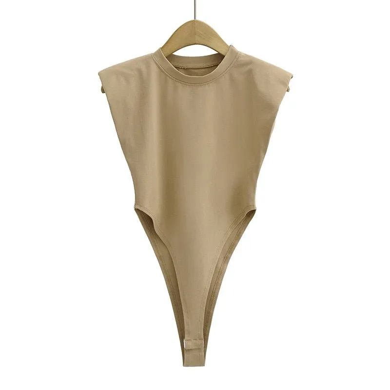 Pre Order:  One-Piece Padded Shoulder Bodysuit