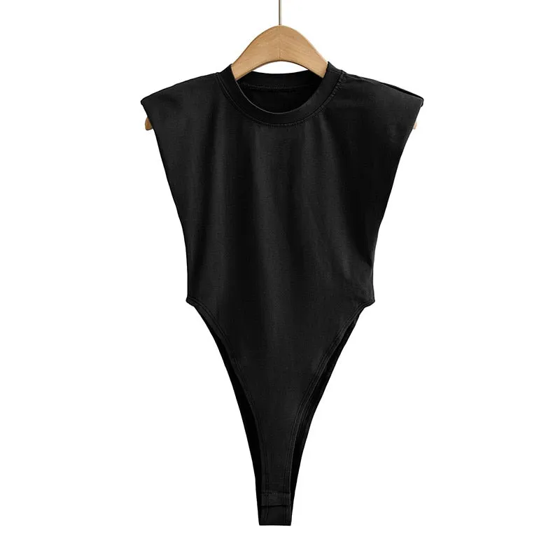 Pre Order:  One-Piece Padded Shoulder Bodysuit