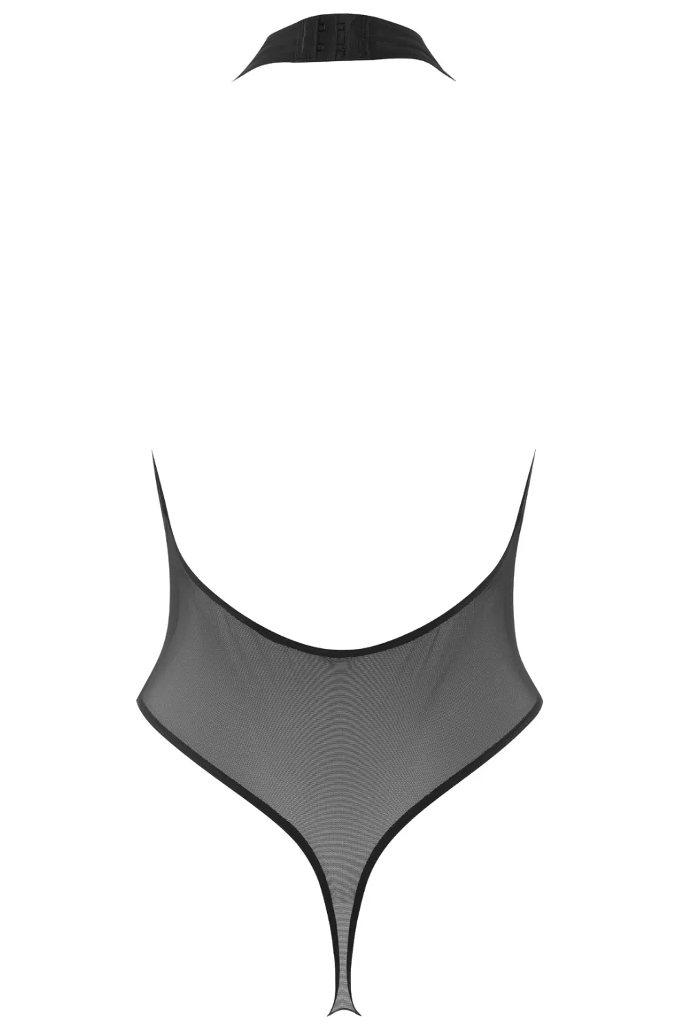 Pure Tentation V Neck Thong Body Black