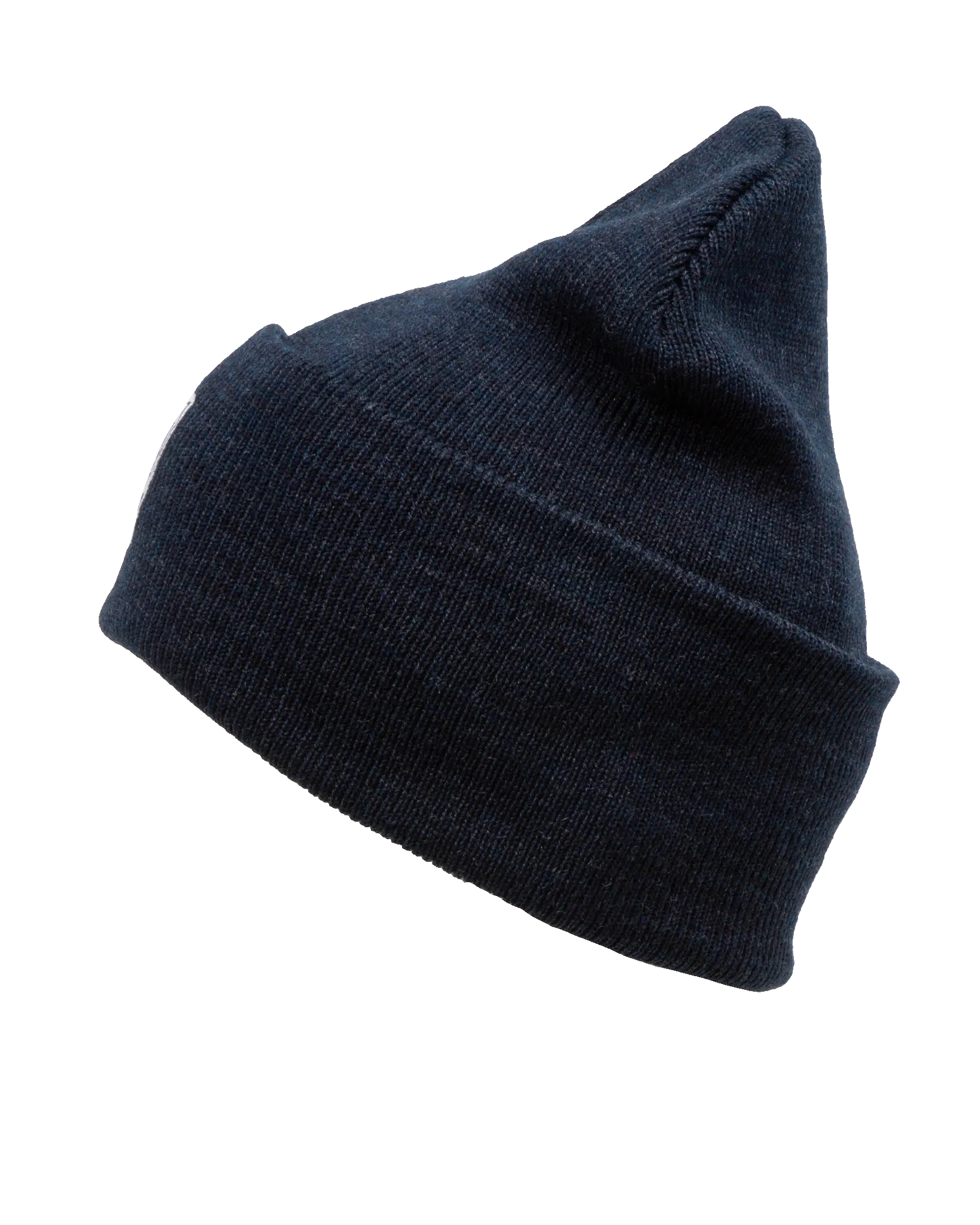 Ribbed Beanie - Heather Navy
